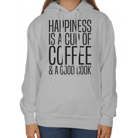 Bluza z kapturem Happines is a cup of coffe